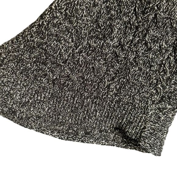 Athleta Northern Lights Chunky Knit Tunic Cashmere Wool Sweater Black Marl - Picture 4 of 10